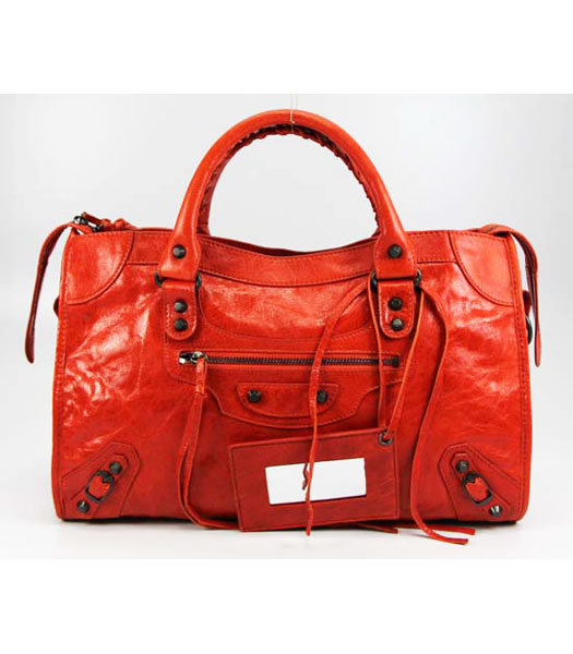 Balenciaga Giant City borsa a Orange agnello